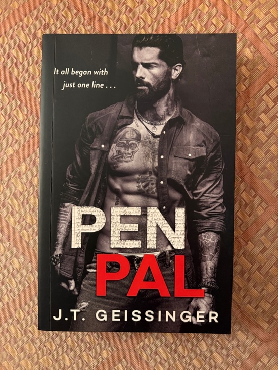 Other - PEN PAL by J.T. Geissinger - Black & Red Paperback - SPRAYED EDGES